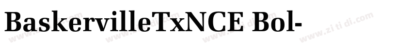 BaskervilleTxNCE Bol字体转换